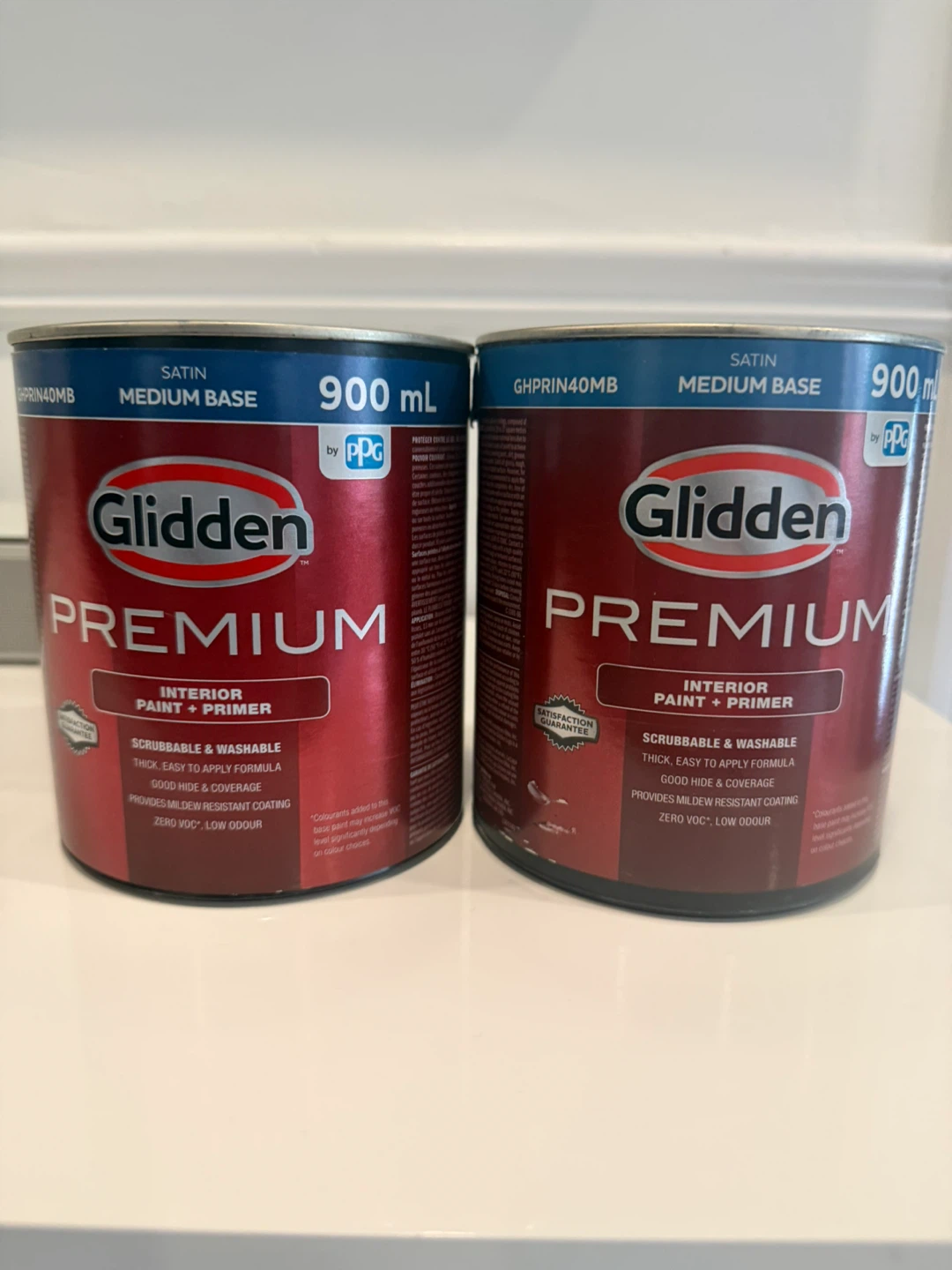 2 brand new Satin Brown paint