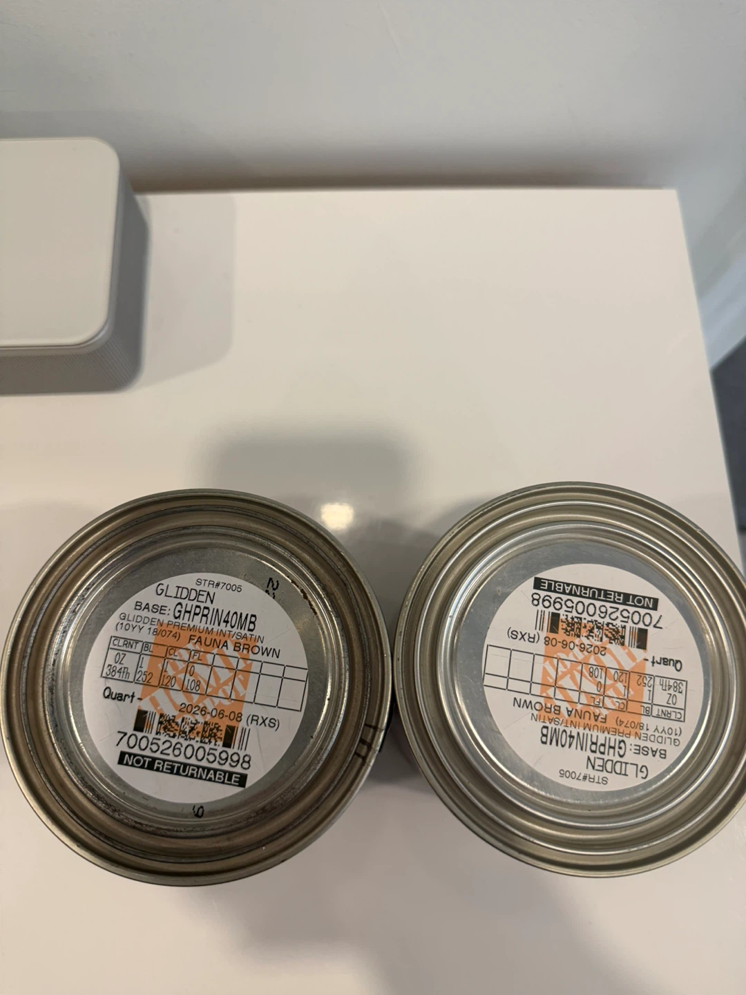2 brand new Satin Brown paint - photo 2