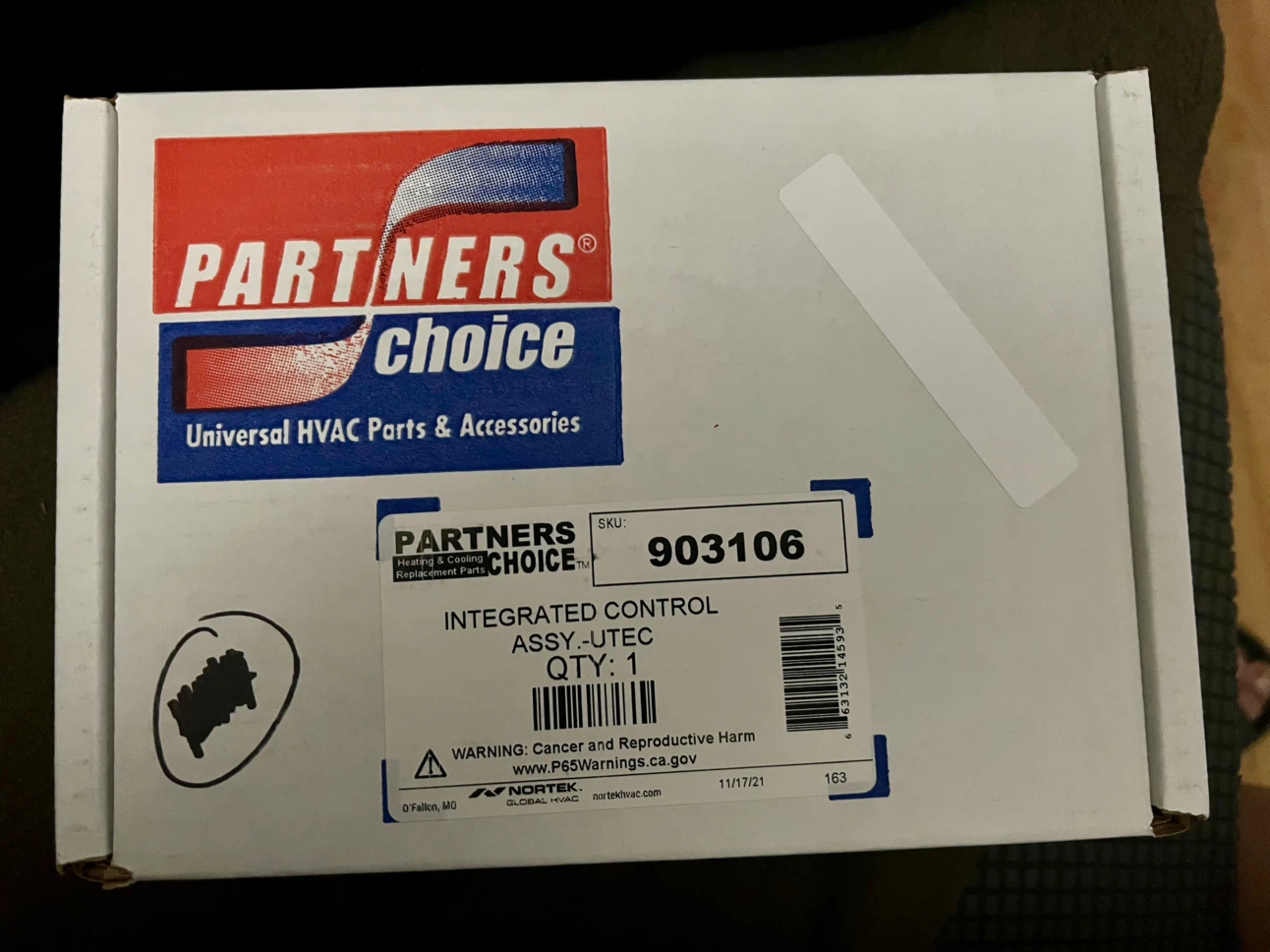 Partners Choice Integrated Control Assy.-JUTEC 903106