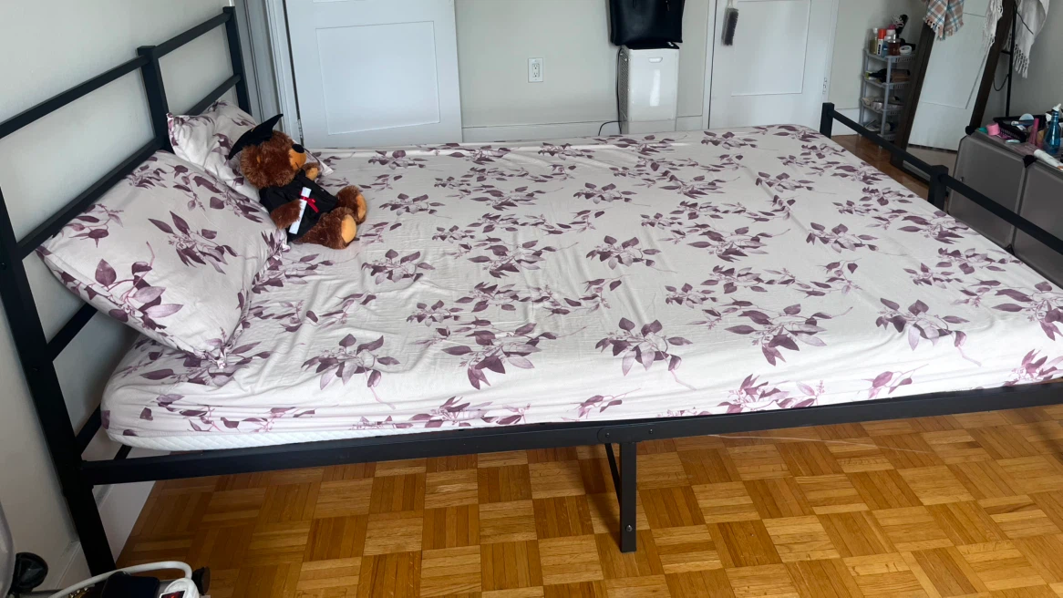 Black Metal Queen Bed Frame