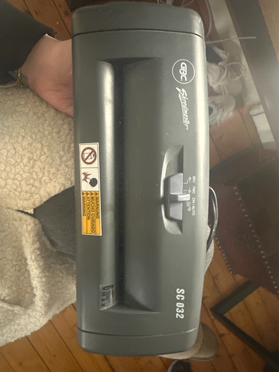 GBC Shredmaster SC 032 Paper Shredder