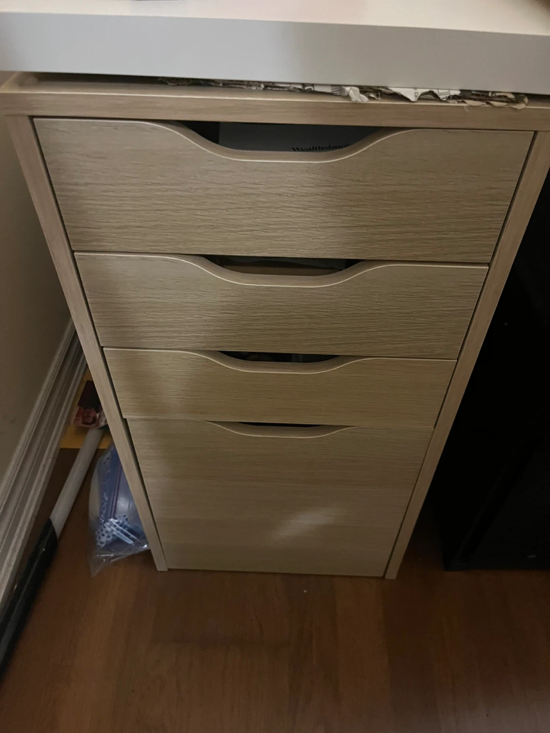 IKEA Alex Drawer Unit - Light Oak Effect