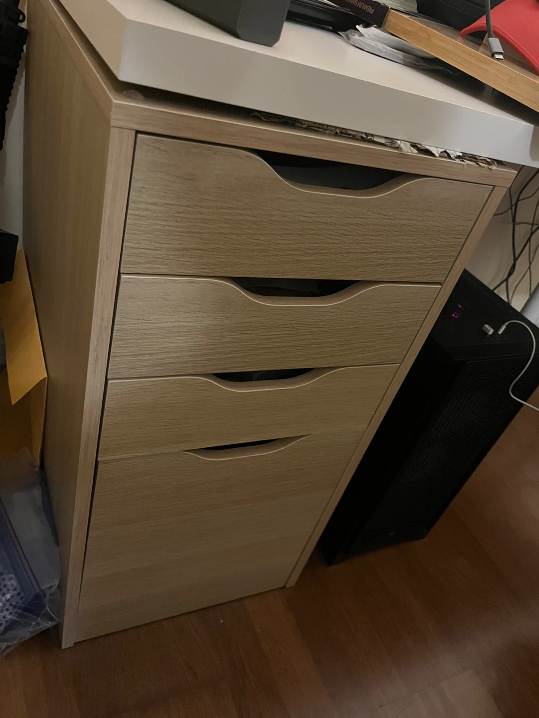 IKEA Alex Drawer Unit - Light Oak Effect - photo 2