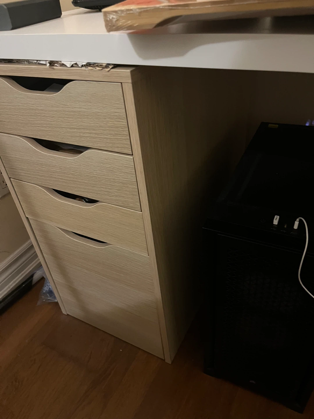IKEA Alex Drawer Unit - Light Oak Effect - photo 3