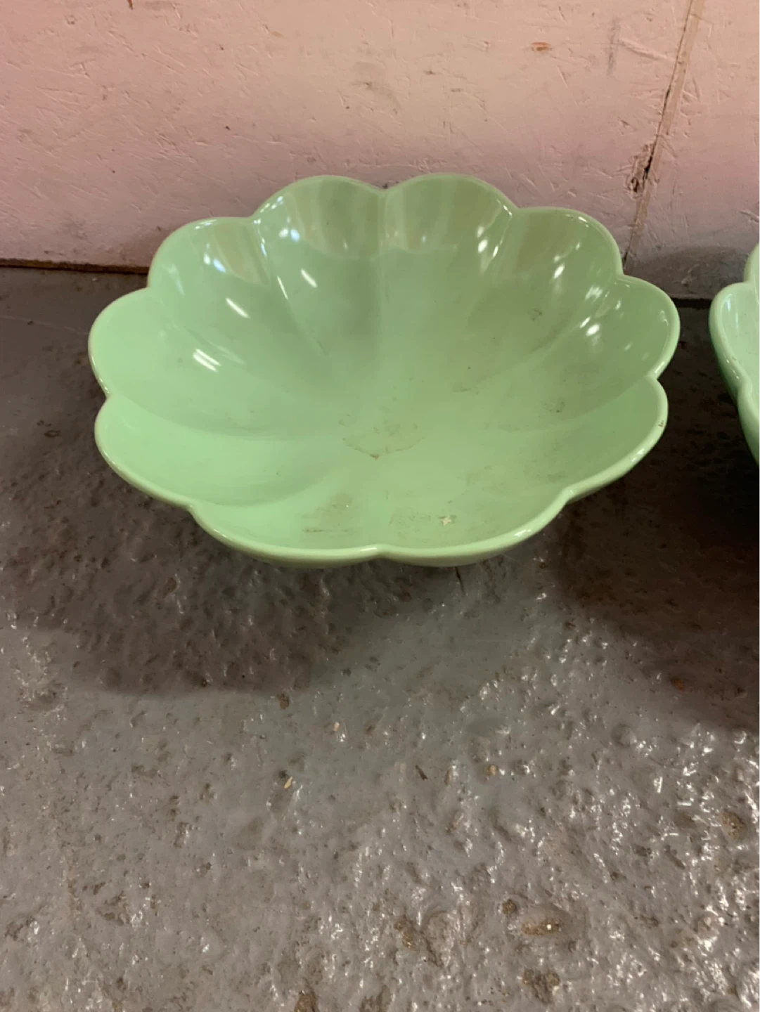Set of 2 light green decorative bowls - photo 2
