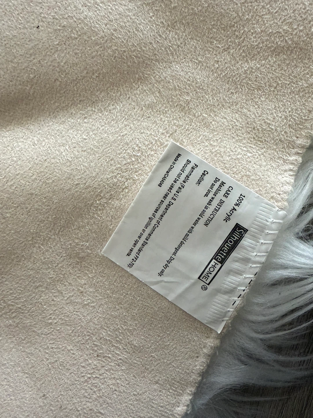 Silhouette Home Faux Fur Rug ⚽️ - photo 5
