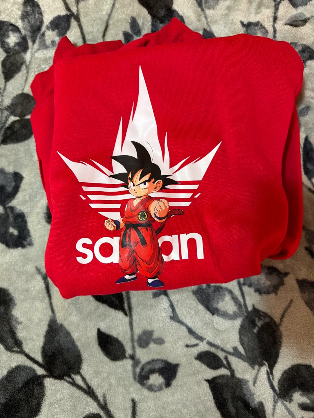Red Dragon Ball Z Goku Adidas T-Shirt