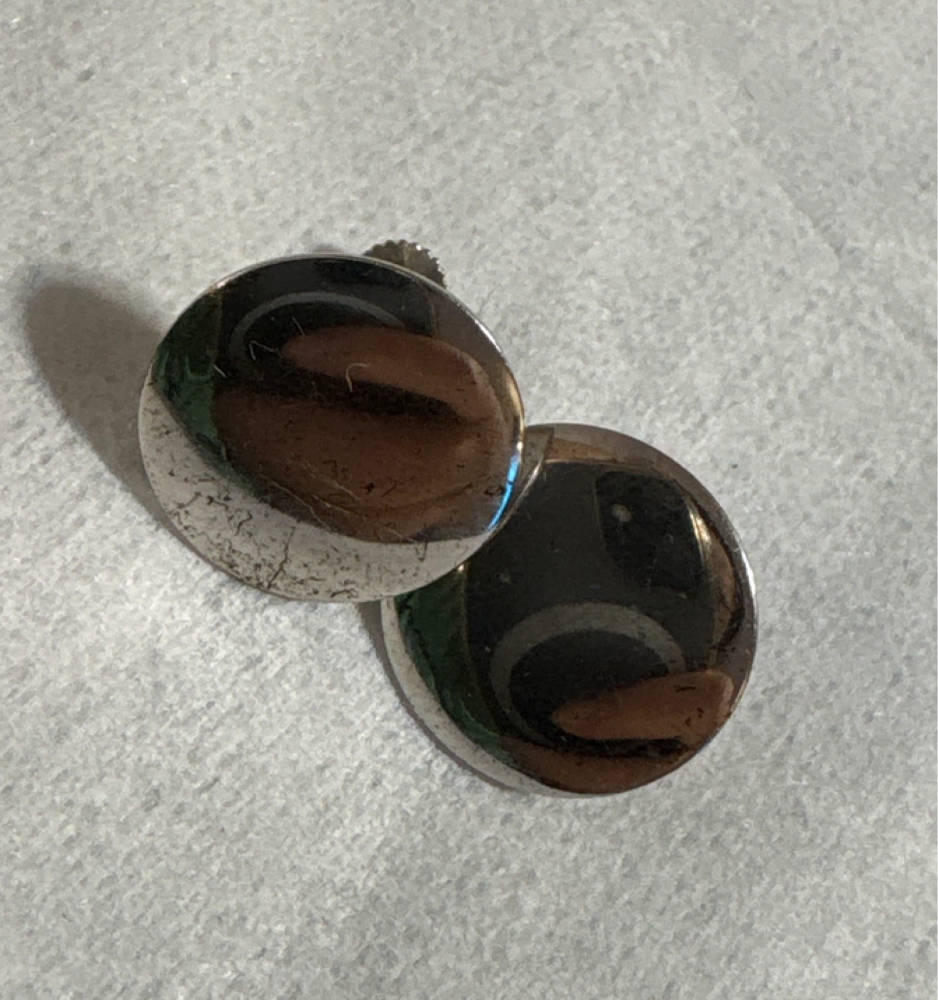 Vintage Sterling B.A.B Screw Back Earrings⚽️