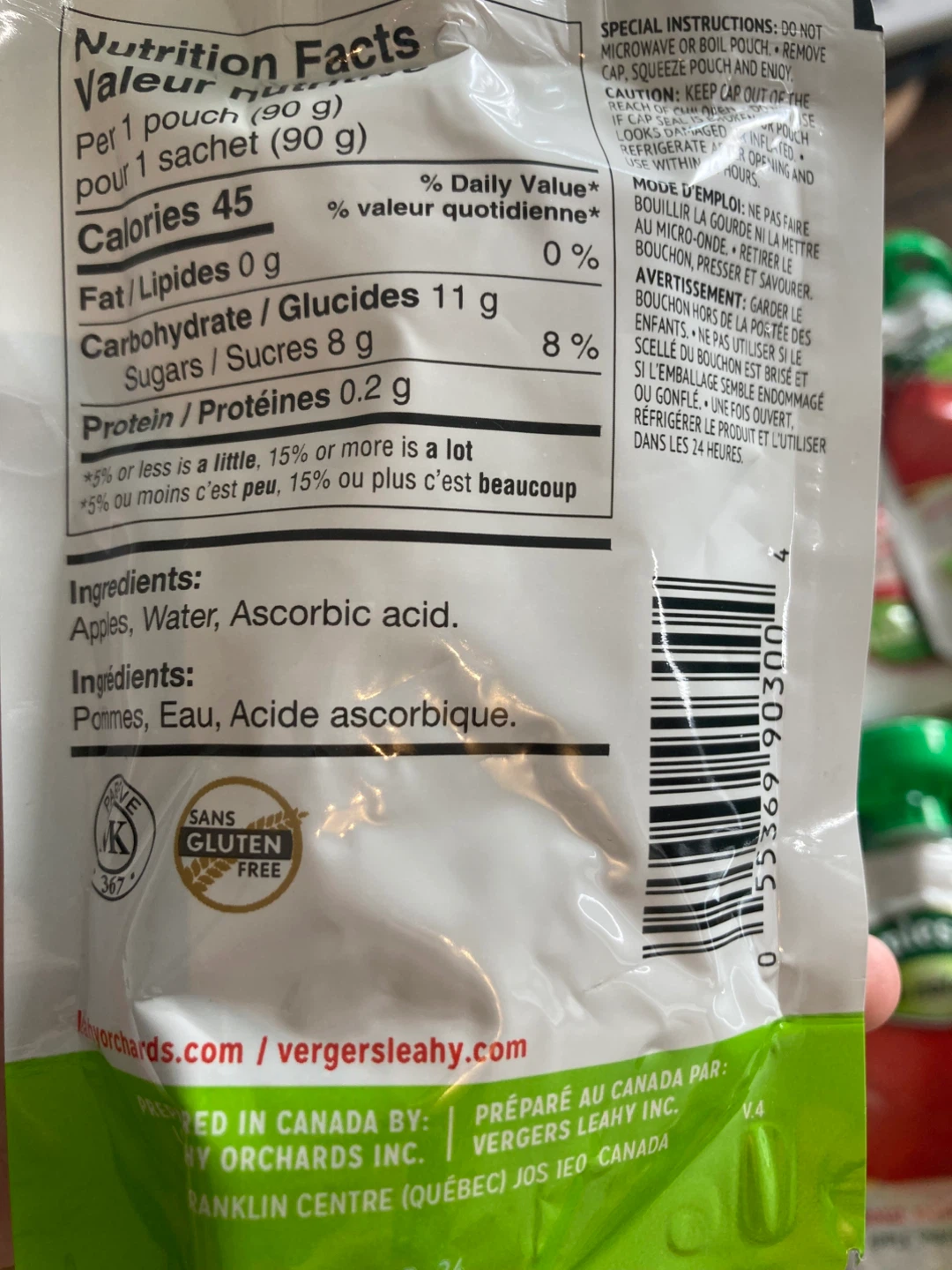 21 Applesnax Fruit Snack Pouches (Apple) - photo 2