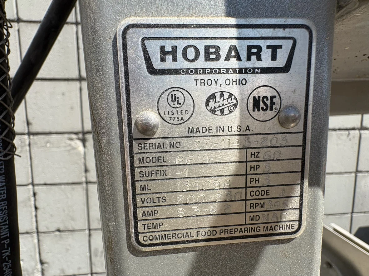Hobart Commercial Food Processing Machine (Band saw) - photo 2