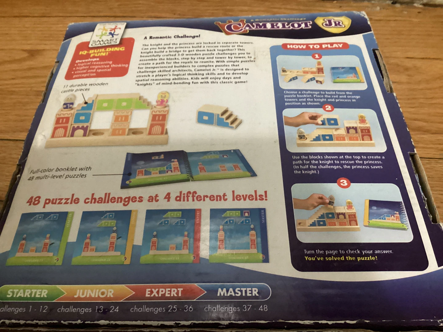 ⚽️Smart Games Camelot Jr. Wooden Logic Puzzle - photo 3