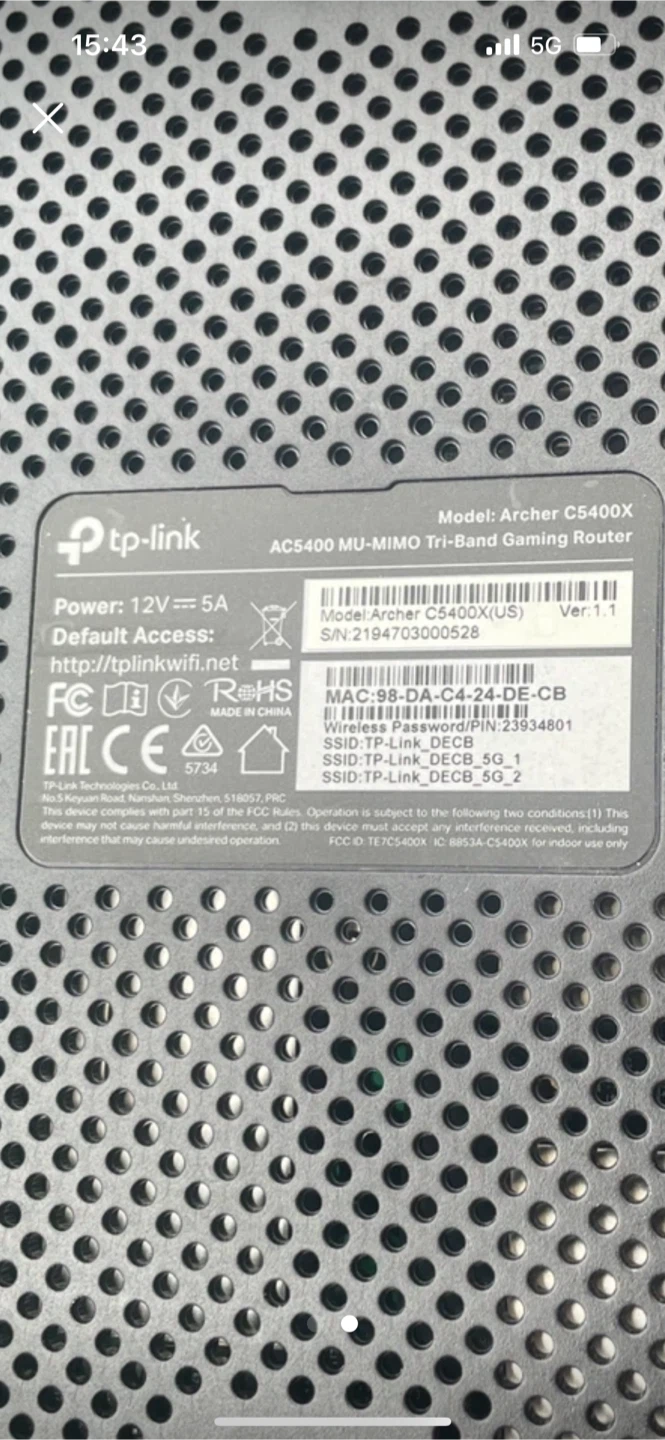 TP-Link Archer C5400X MU-MIMO Tri-Band Gaming Router - photo 2