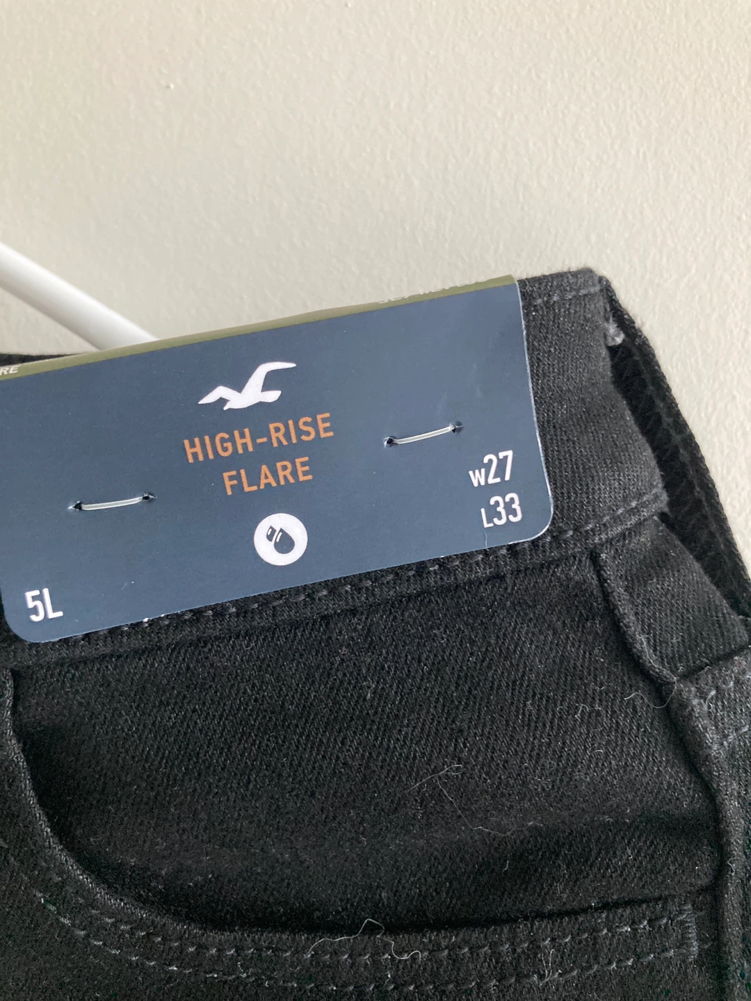 Hollister High-Rise Flare Jeans W27 L33 Black - photo 3
