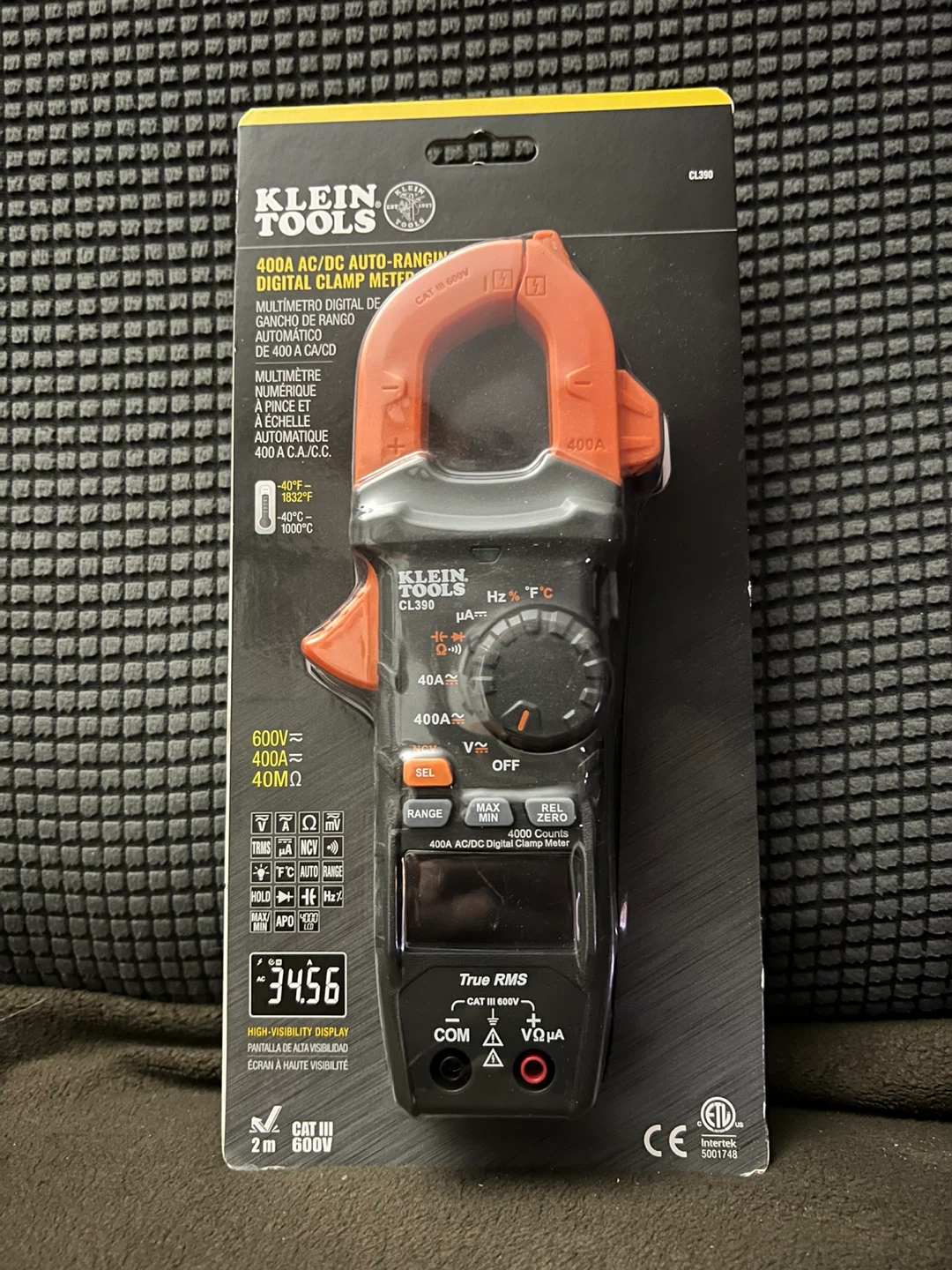 Klein Tools CL390 AC/DC Digital Clamp Meter