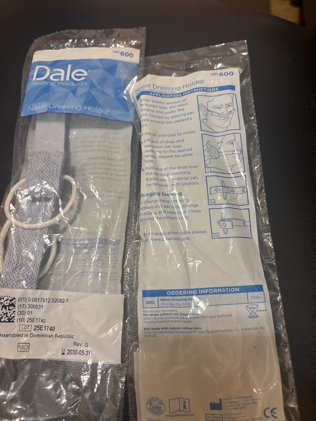 ⚽  Dale Medical Products Nasal Dressing Holder (2 Pack) - photo 2