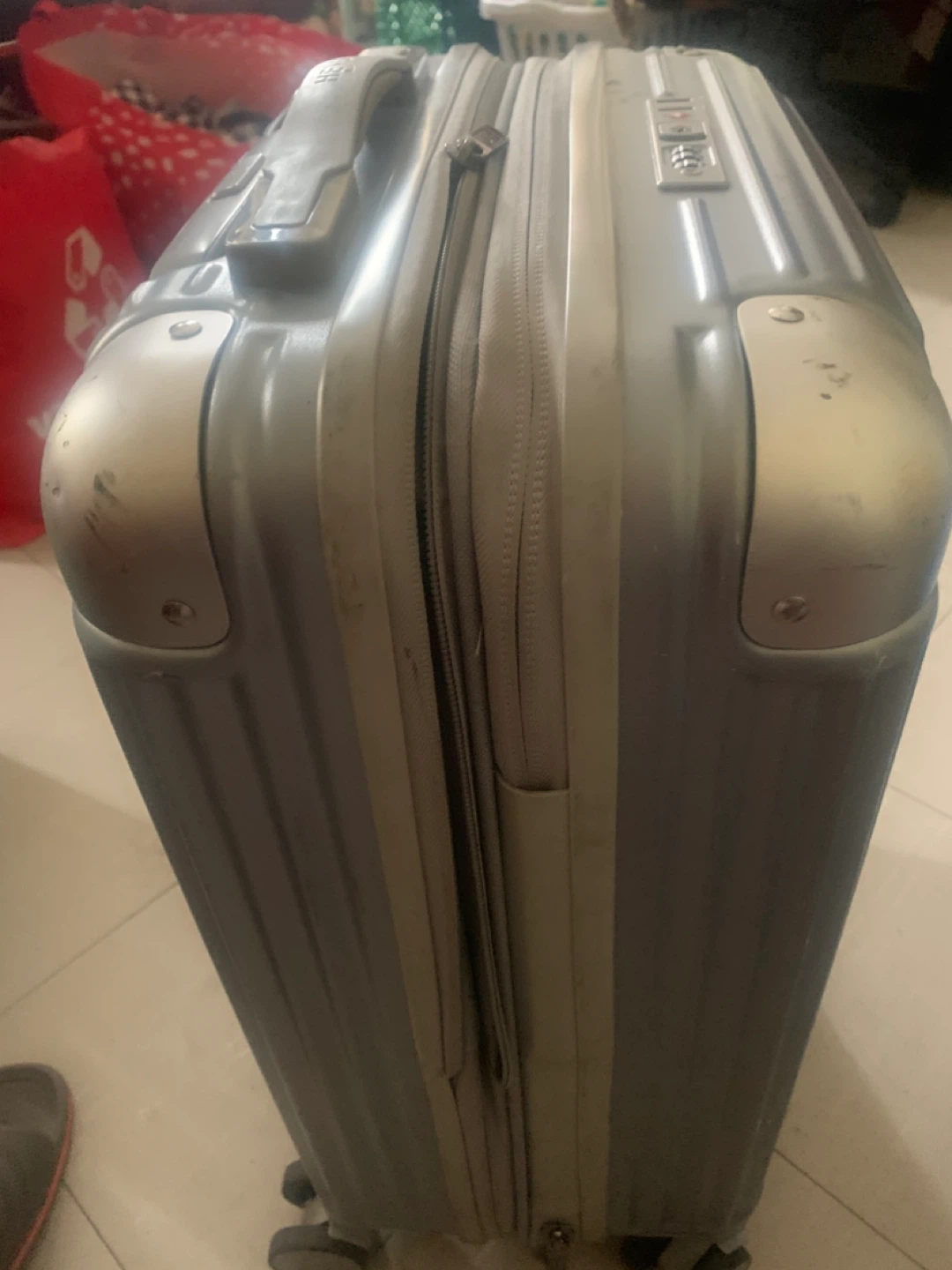 Silver Carry-On Luggage - photo 2