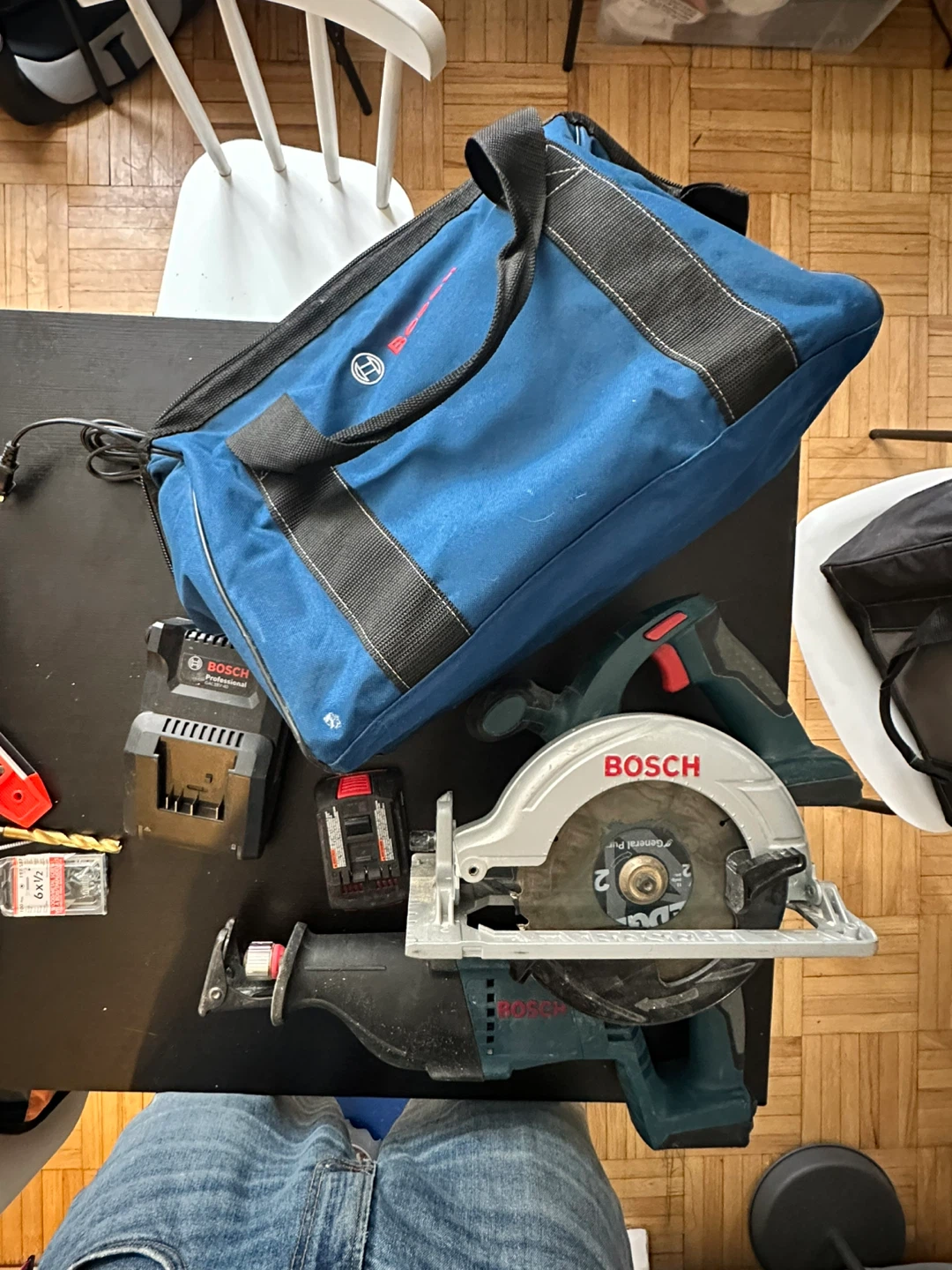 Bosch Circular Saw, Reciprocating Saw & Tool Bag