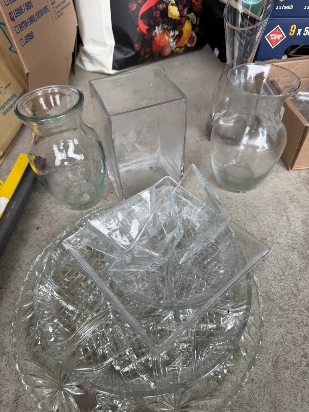 Assorted Glassware