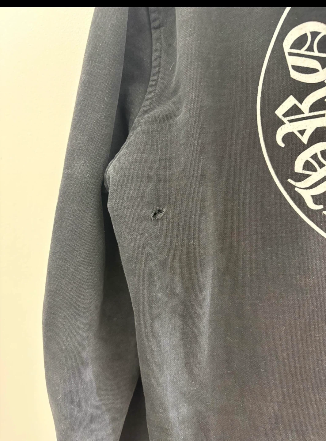 Chrome Hearts Black Horseshoe Logo Zip-Up Hoodie - photo 4