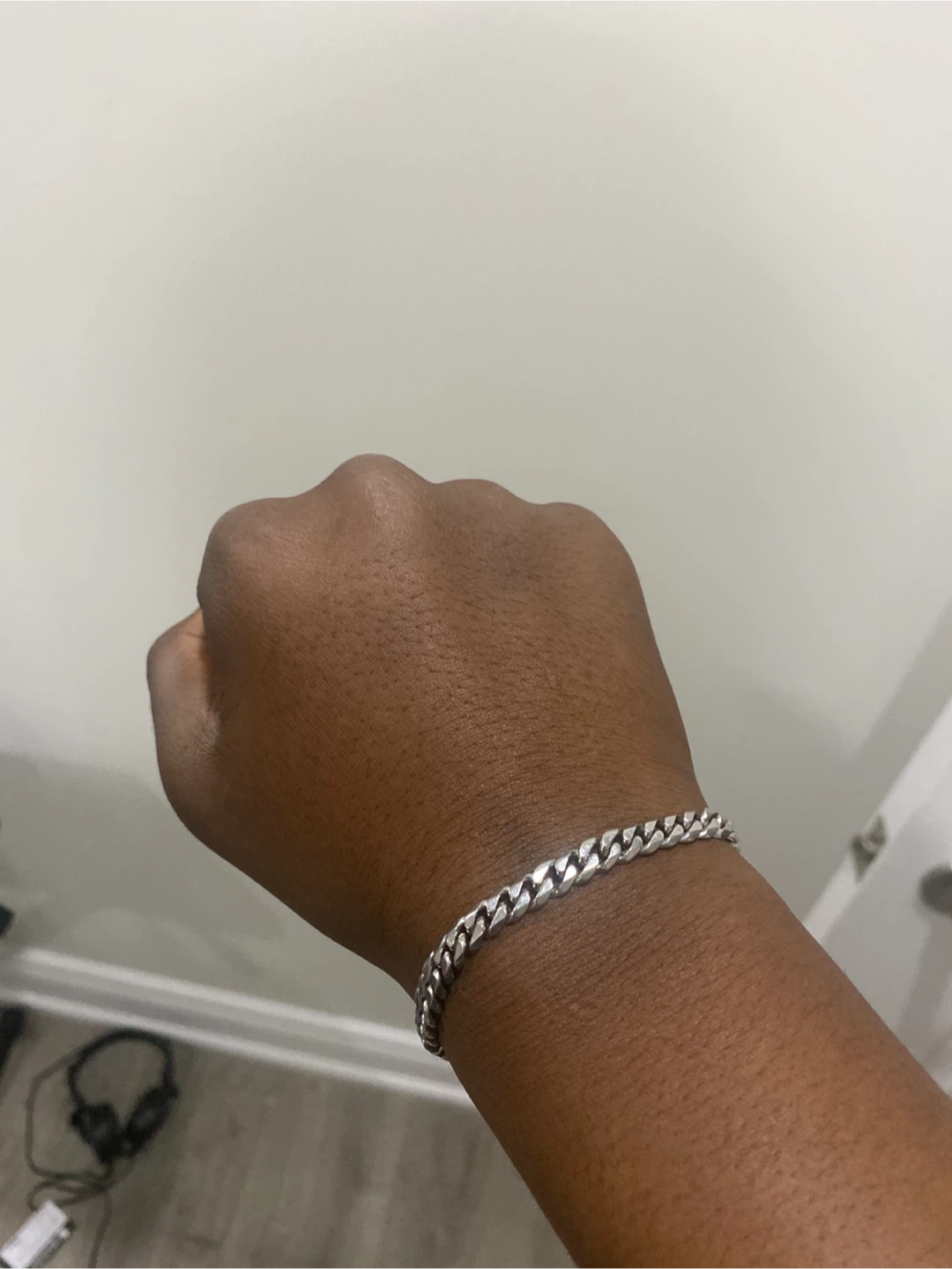 Silver Cuban Link Bracelet