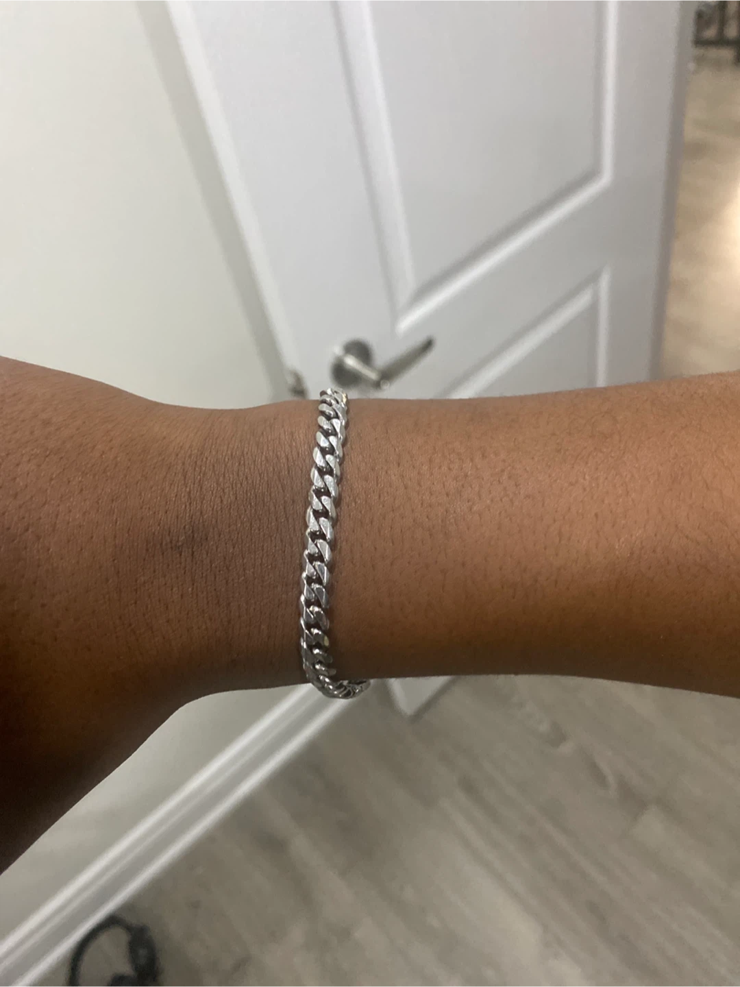 Silver Cuban Link Bracelet - photo 3