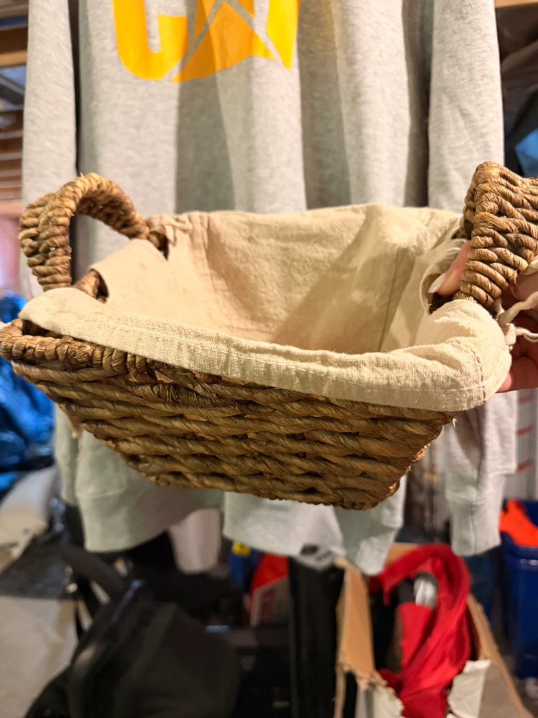 Woven Basket with Handles