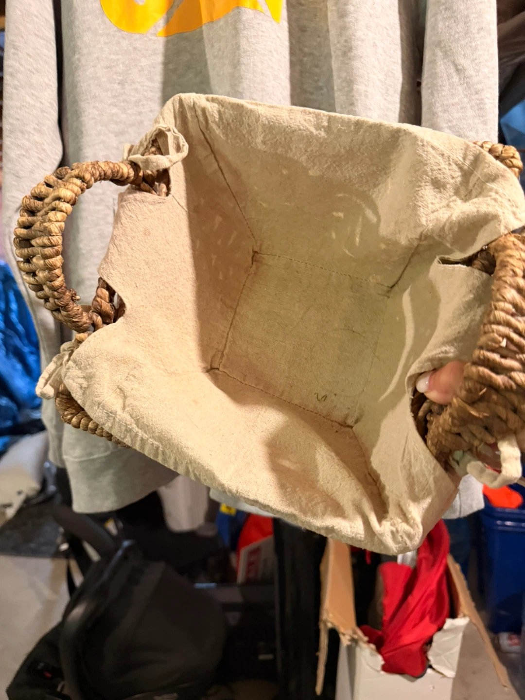 Woven Basket with Handles - photo 2