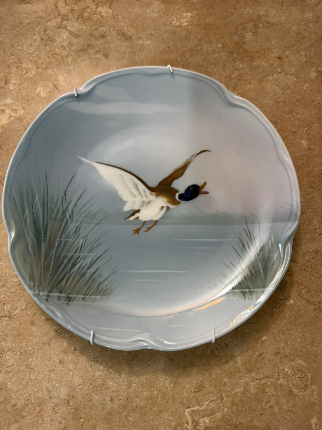 Vintage Royal Copenhagen Denmark Flying Duck 4" Plate