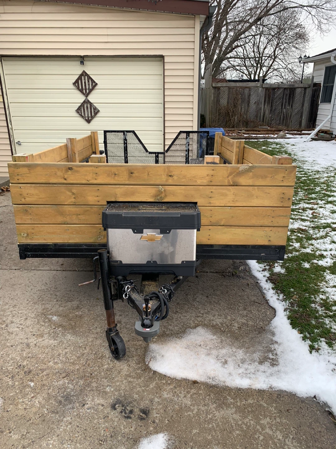 Wood-Sided Utility Trailer