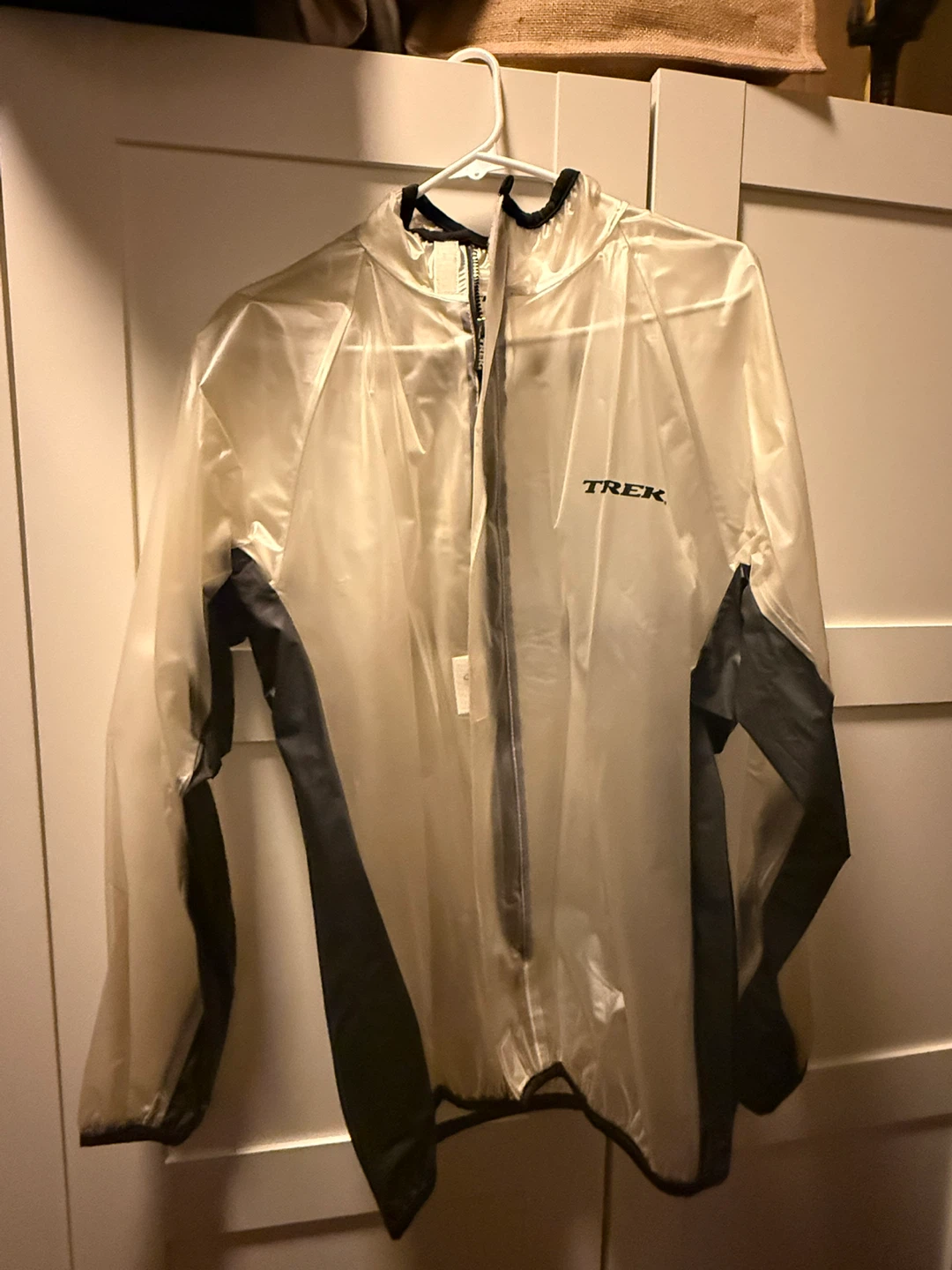 Vintage Trek Clear Cycling Jacket medium