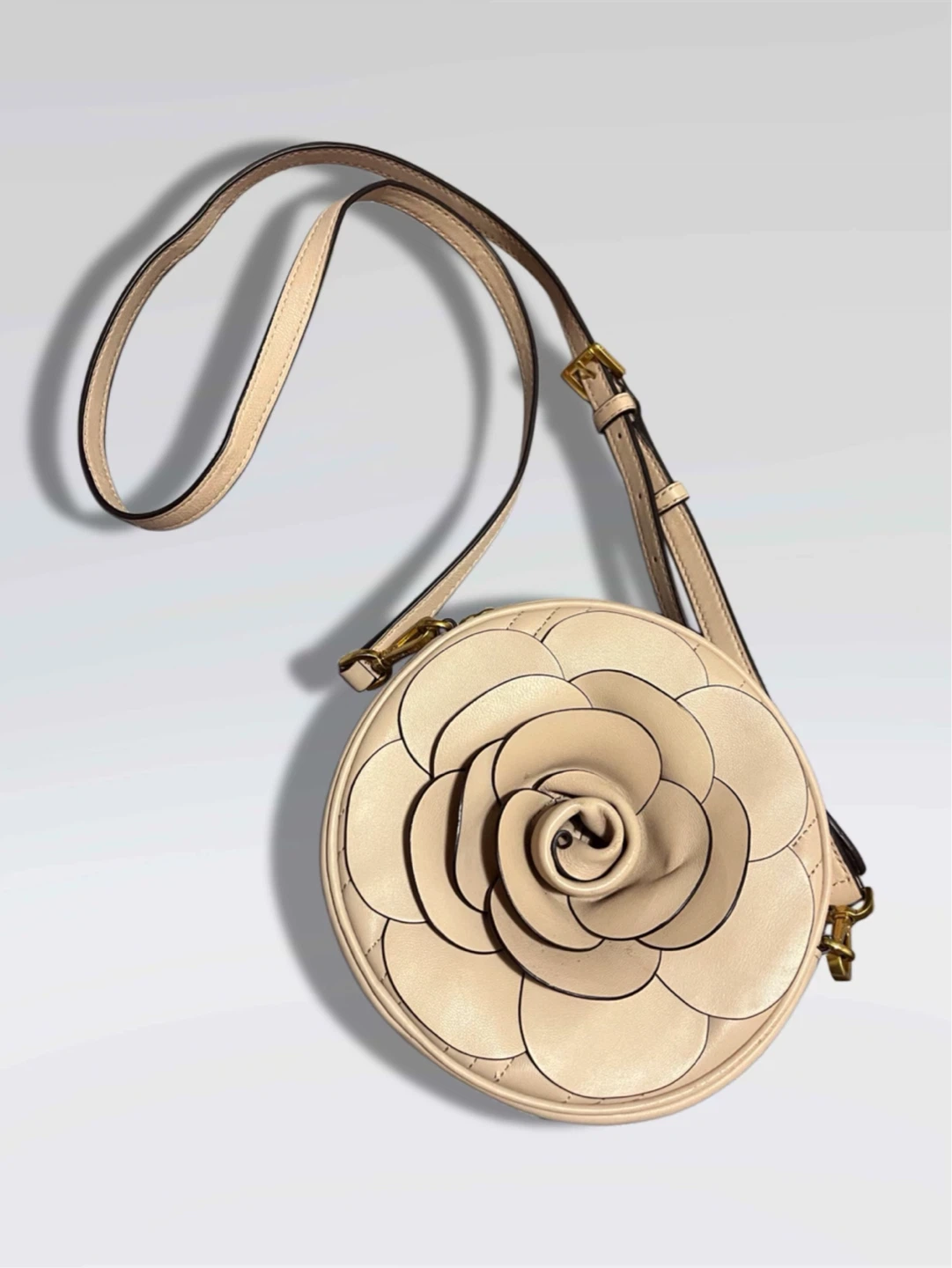 Michael Kors Leather Rose Crossbody Bag