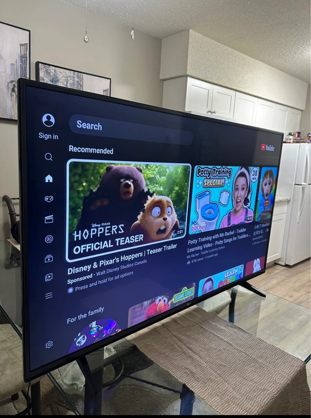 LG 55-Inch 4K Ultra HD Smart TV with webOS™ -like-new condition - photo 4
