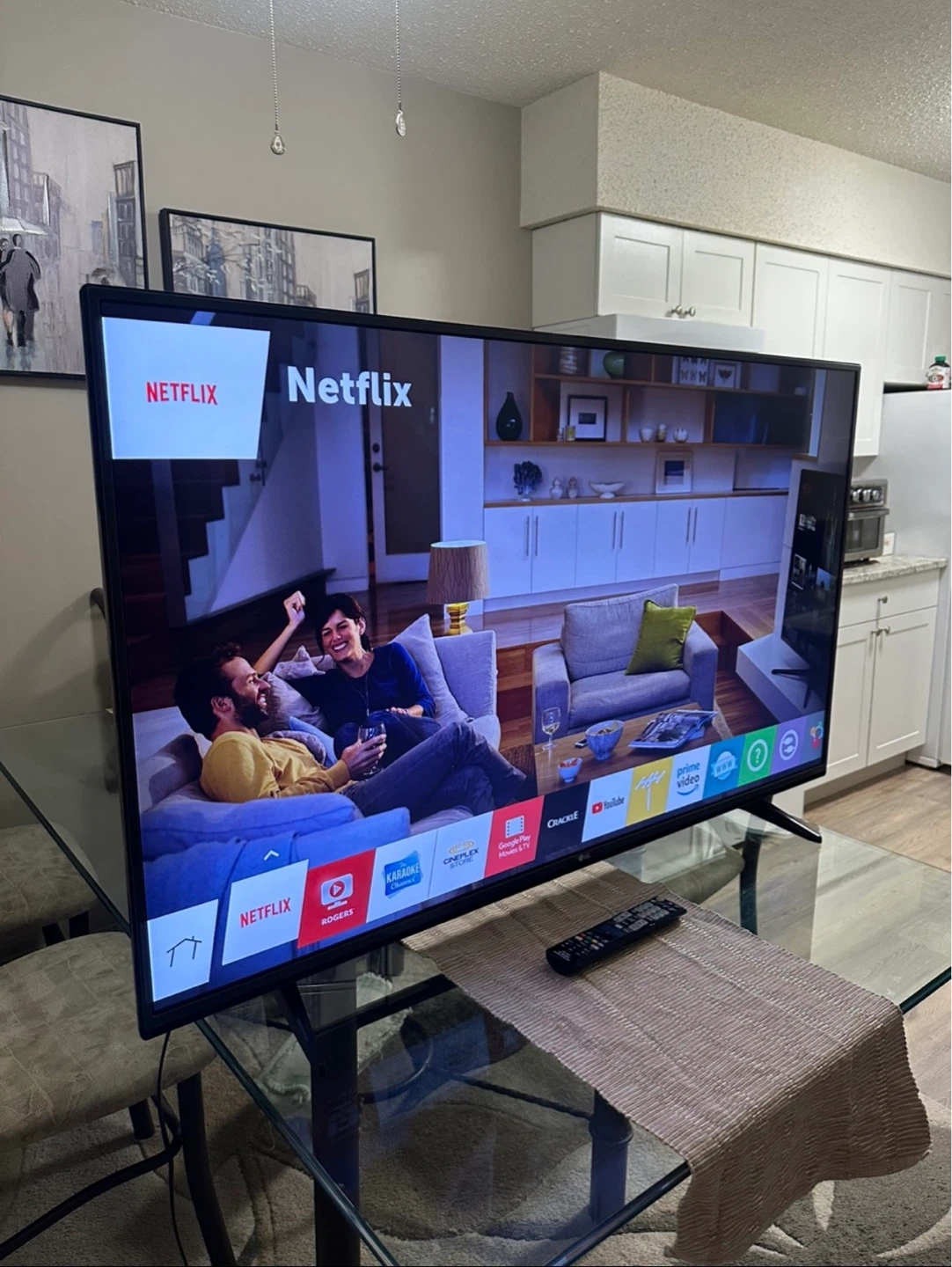 LG 55-Inch 4K Ultra HD Smart TV with webOS™ -like-new condition