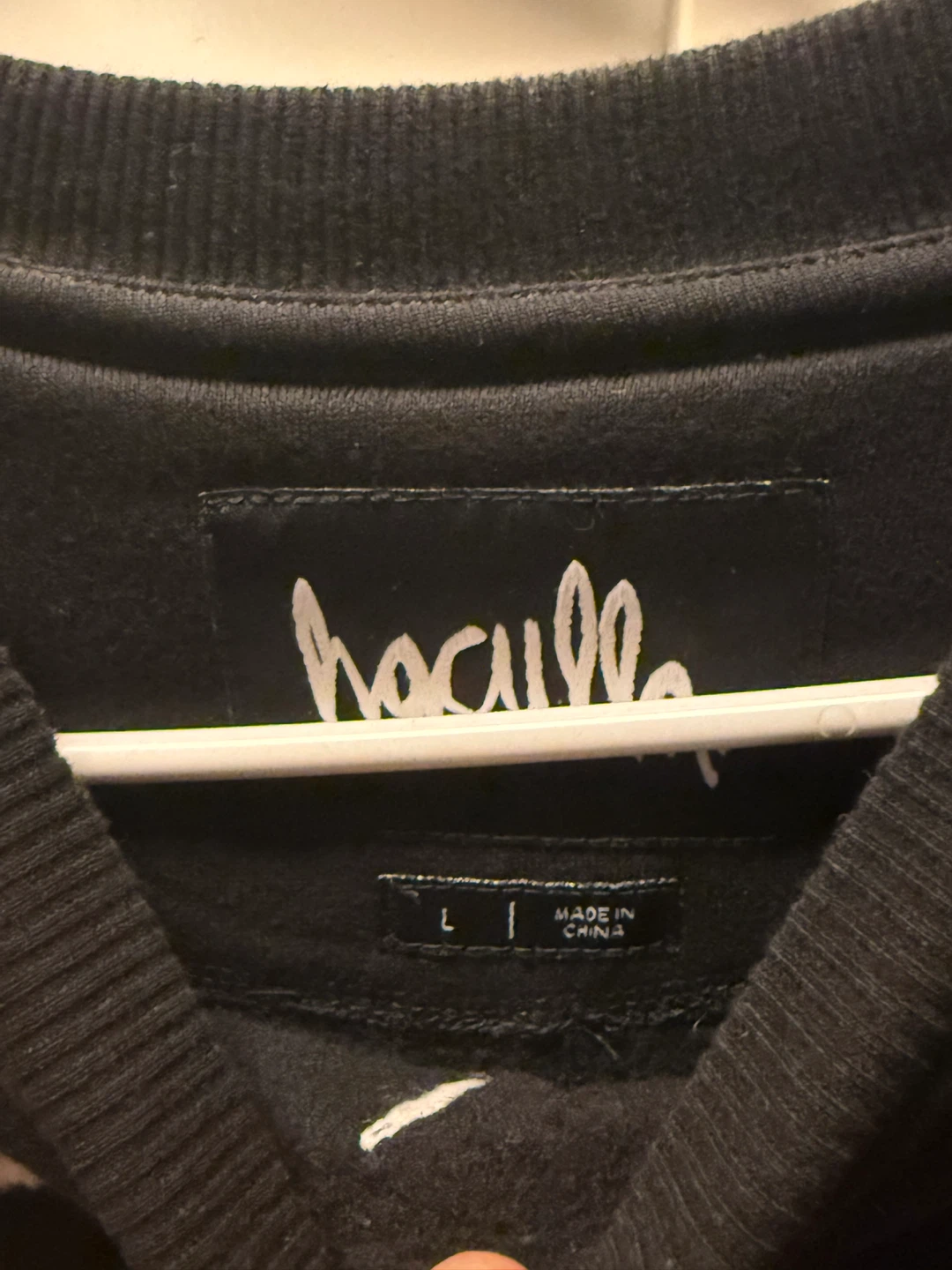 Haculla Black Sweatshirt with Face Design - photo 3