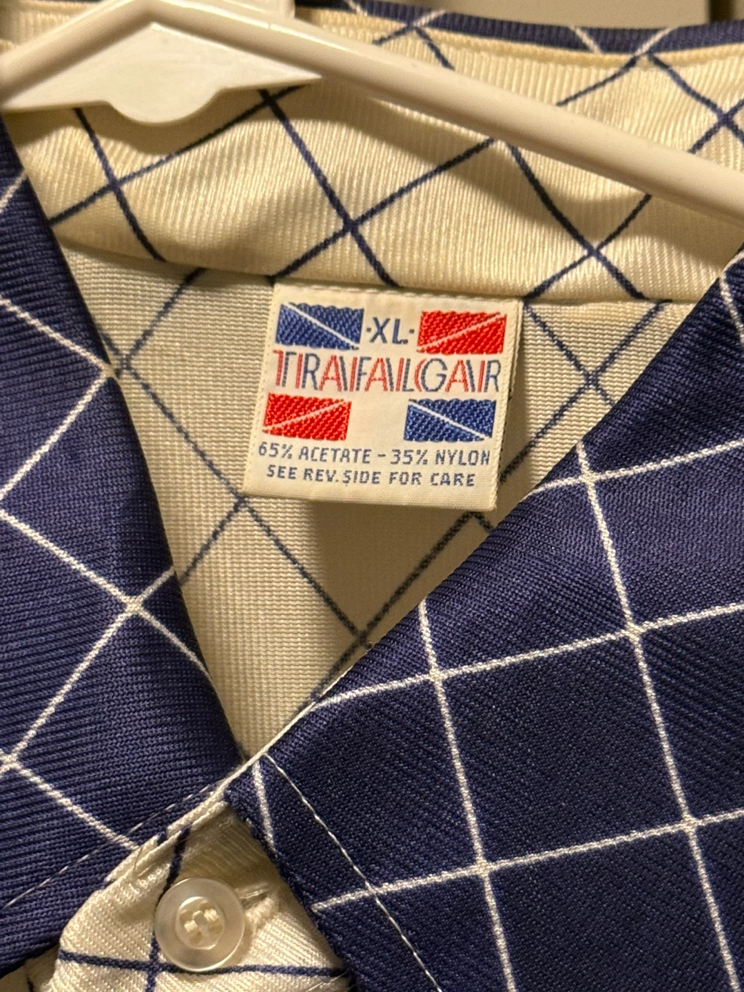 Disco era Vintage TRAILFAILGAIR XL Button-Up Shirt - photo 2