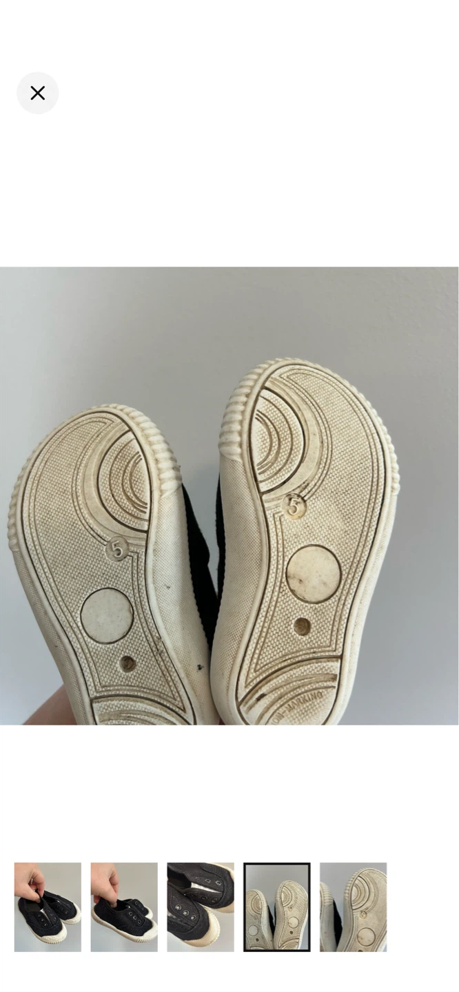 Black Canvas Slip-on Shoes - photo 4