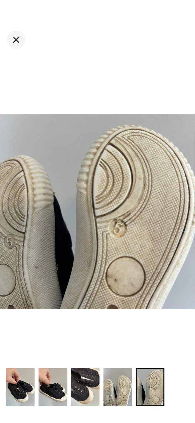 Black Canvas Slip-on Shoes - photo 5