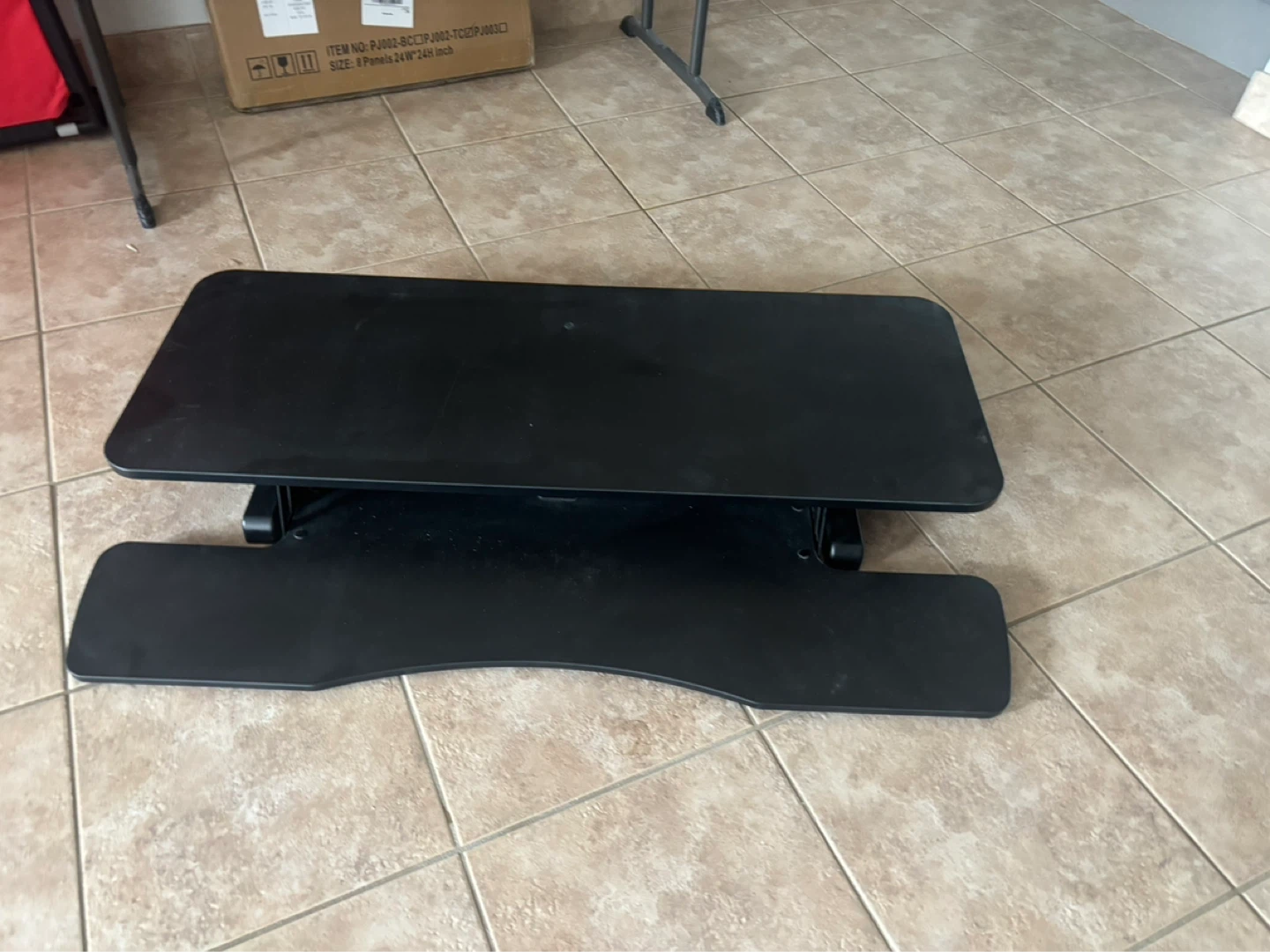 Black Standing Desk Converter