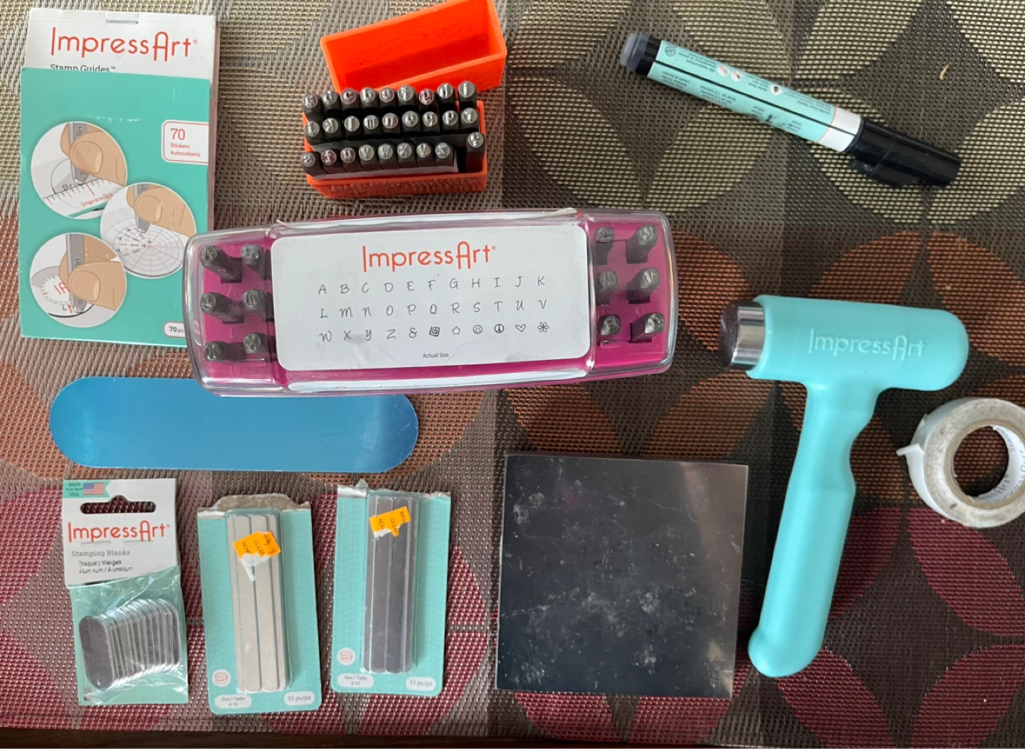 ⚽️ImpressArt Jewelry Stamping Set & Blanks
