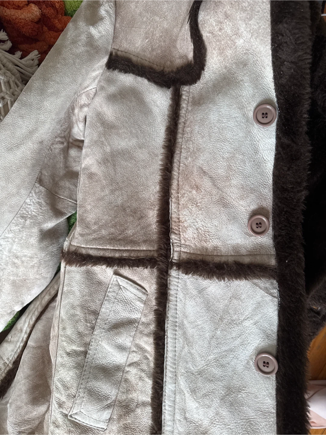 Cosa Nova Genuine Suede & Leather Garments Coat - photo 3