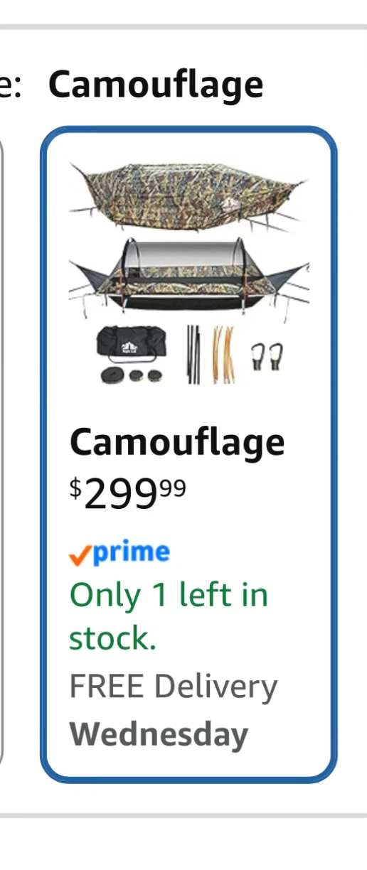 Night Cat Hammock Tent with Mosquito Net and Rainfly - photo 3