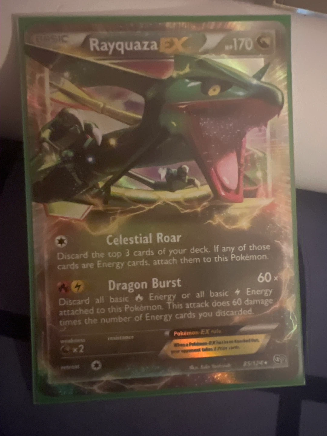 Carte Pokémon Rayquaza EX