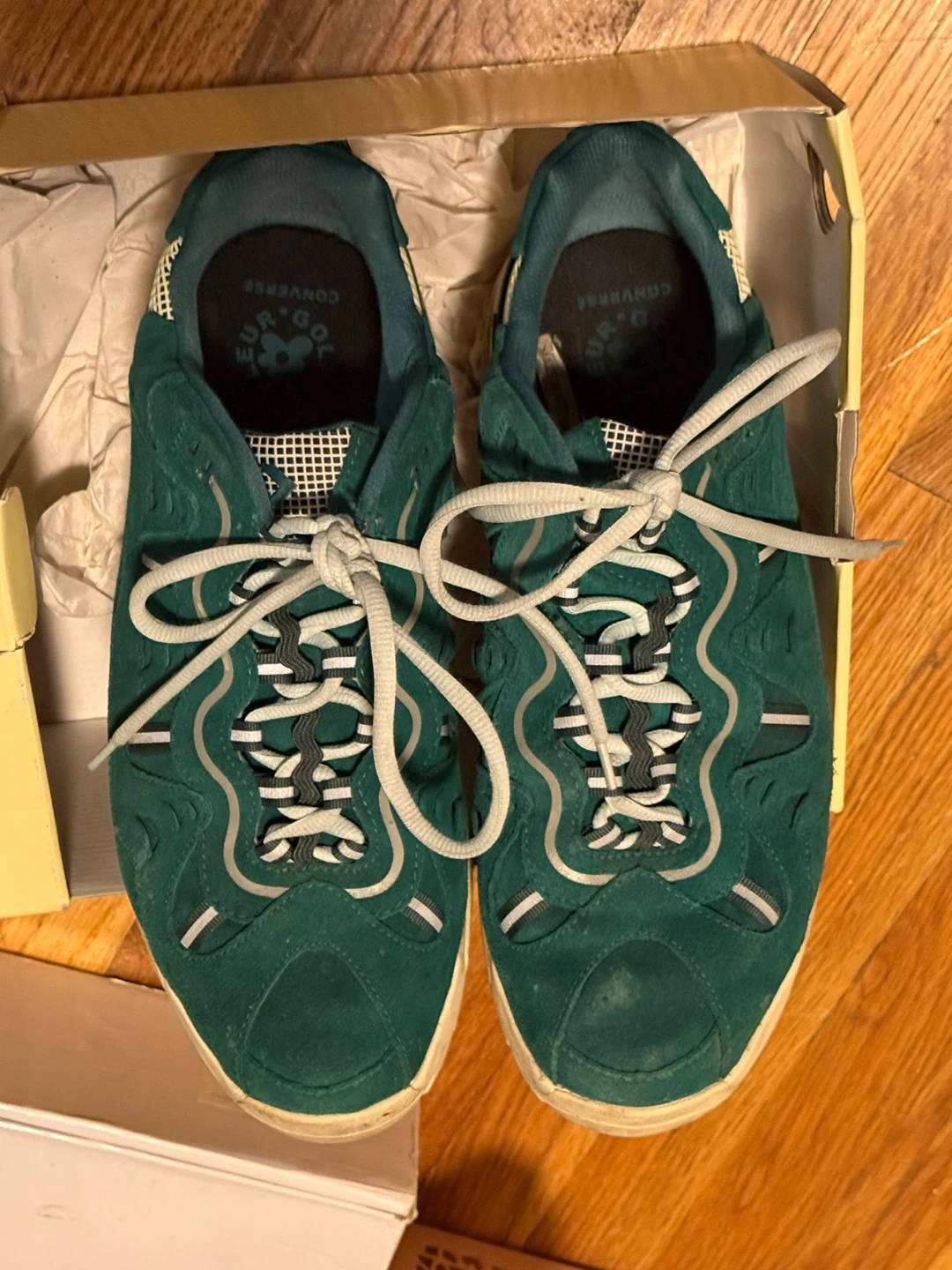 Converse Golf Le Fleur* Gianno Ox Sneakers Green Men's 11 - photo 3