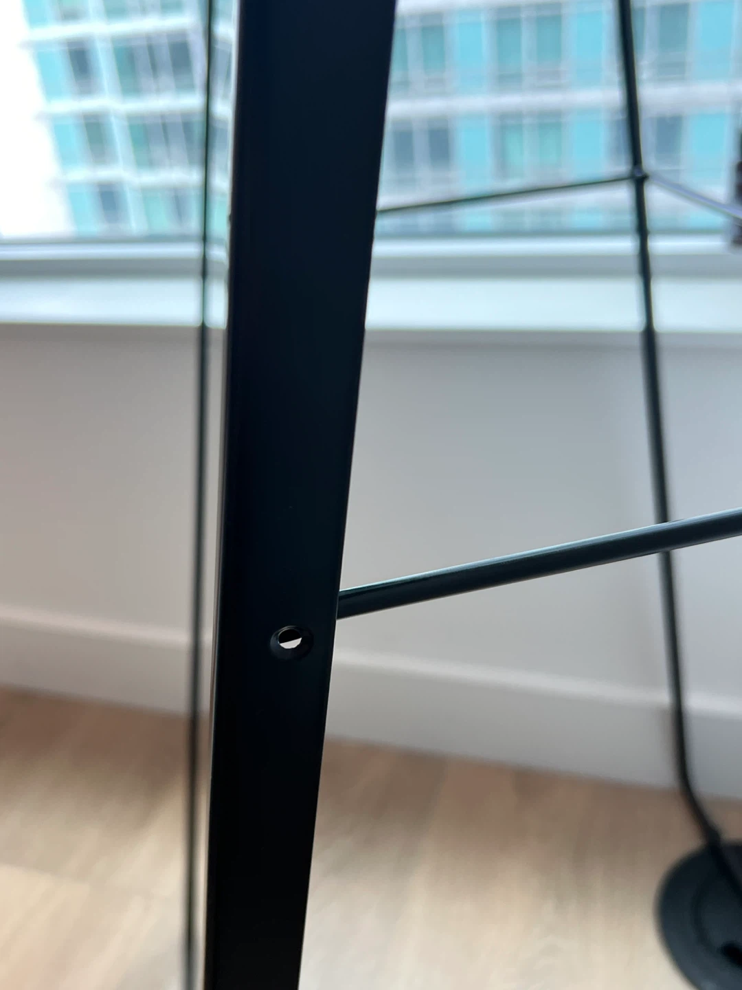 IKEA KARMSUND Standing Mirror, Black - photo 2