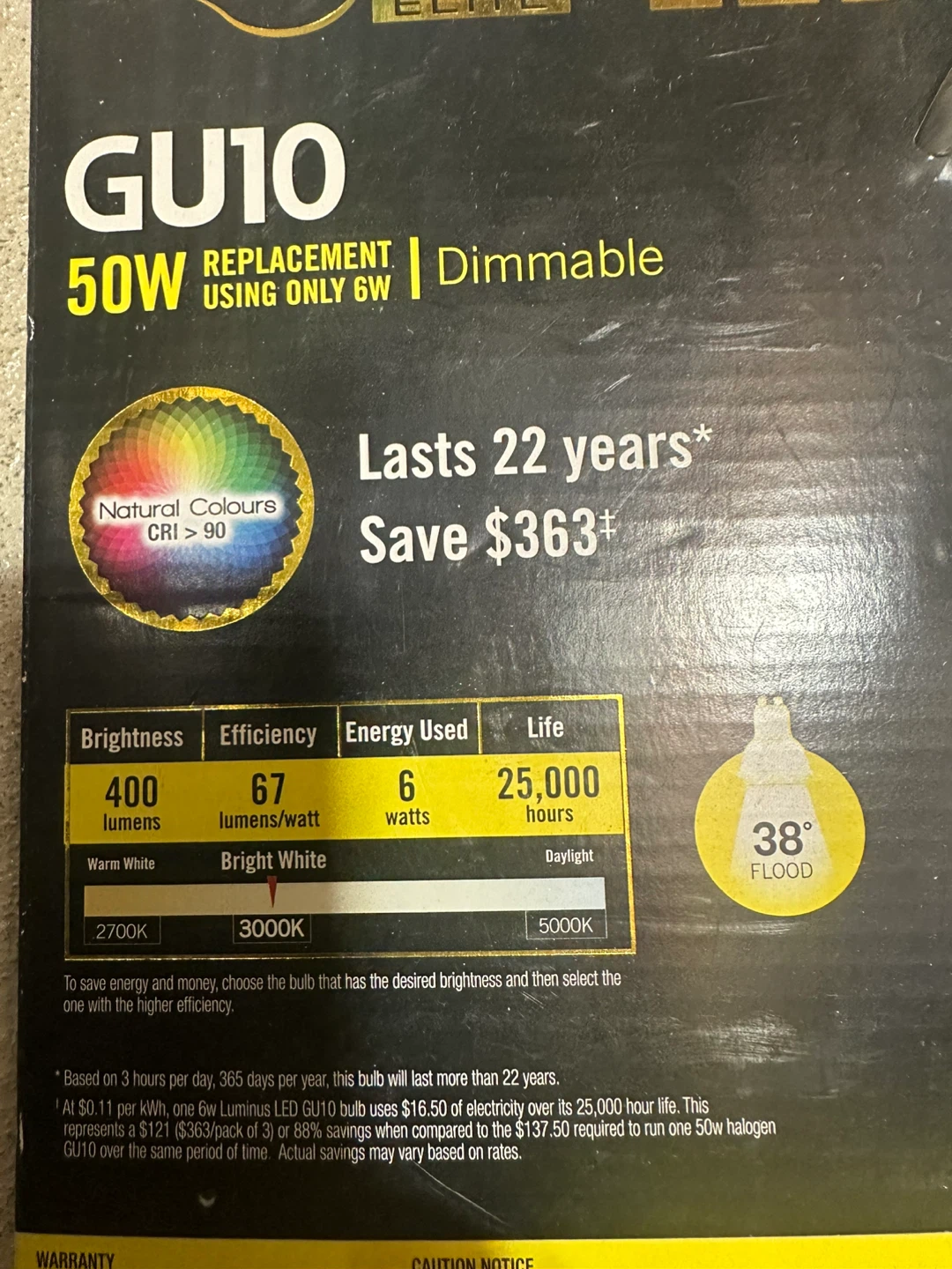 Luminus Elite GU10 LED Bulbs - 6W - photo 4