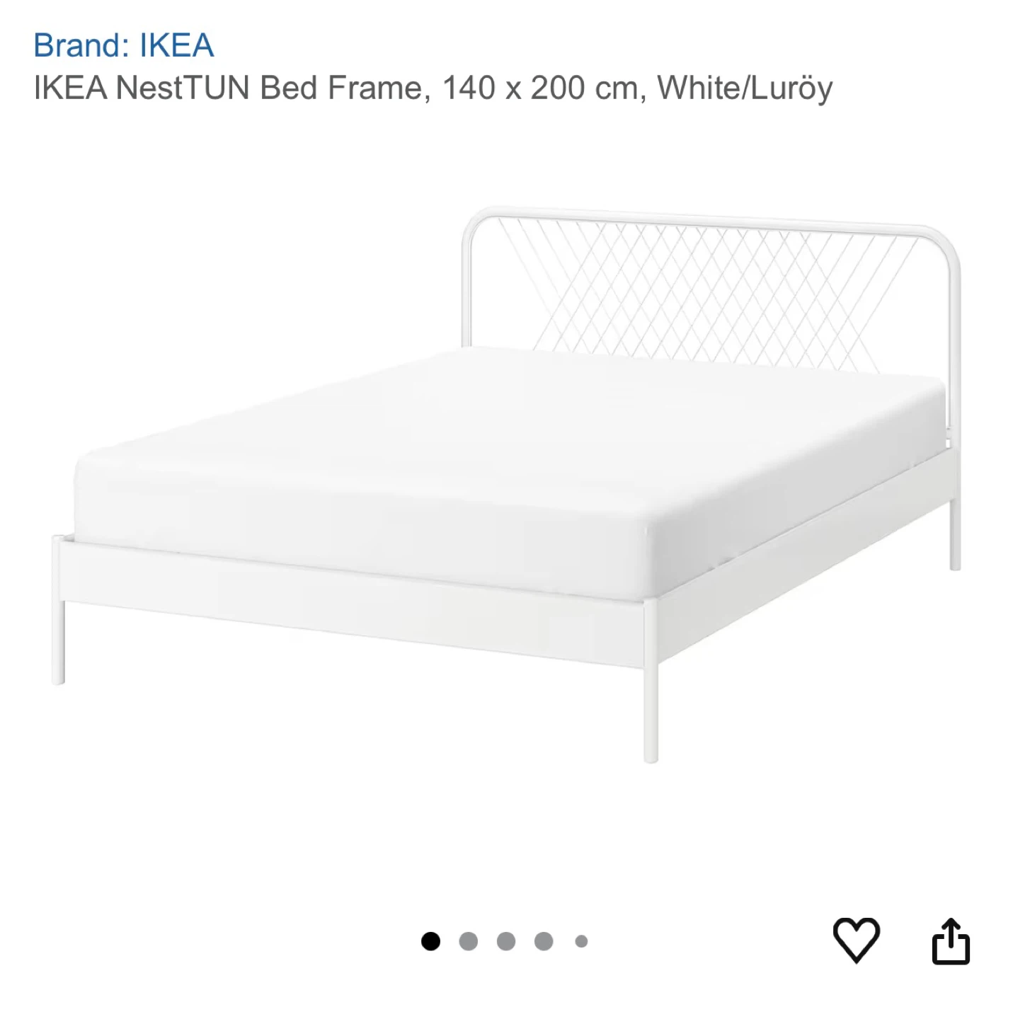 Ikea nestun double/full bed frame - photo 3