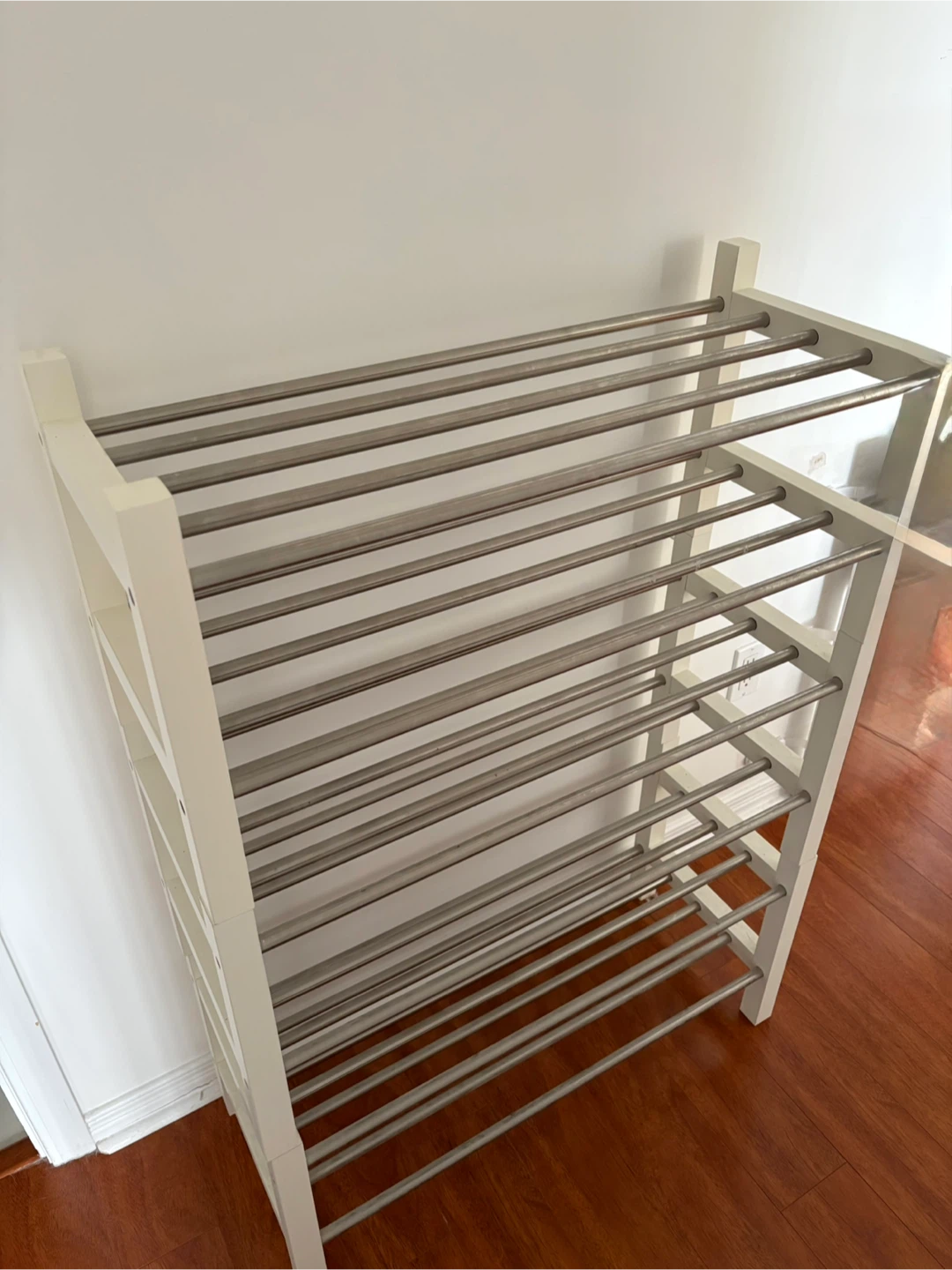IKEA TJUSIG Shoe Rack White X 3 - photo 5