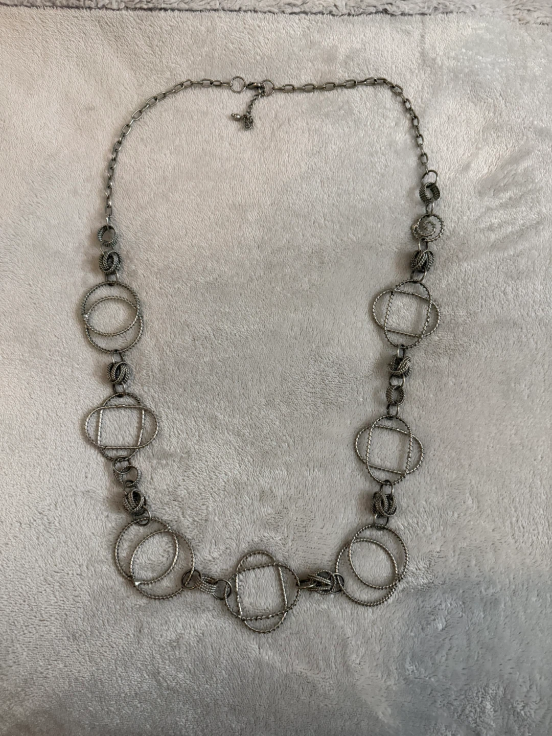 Silver-tone Statement Necklace