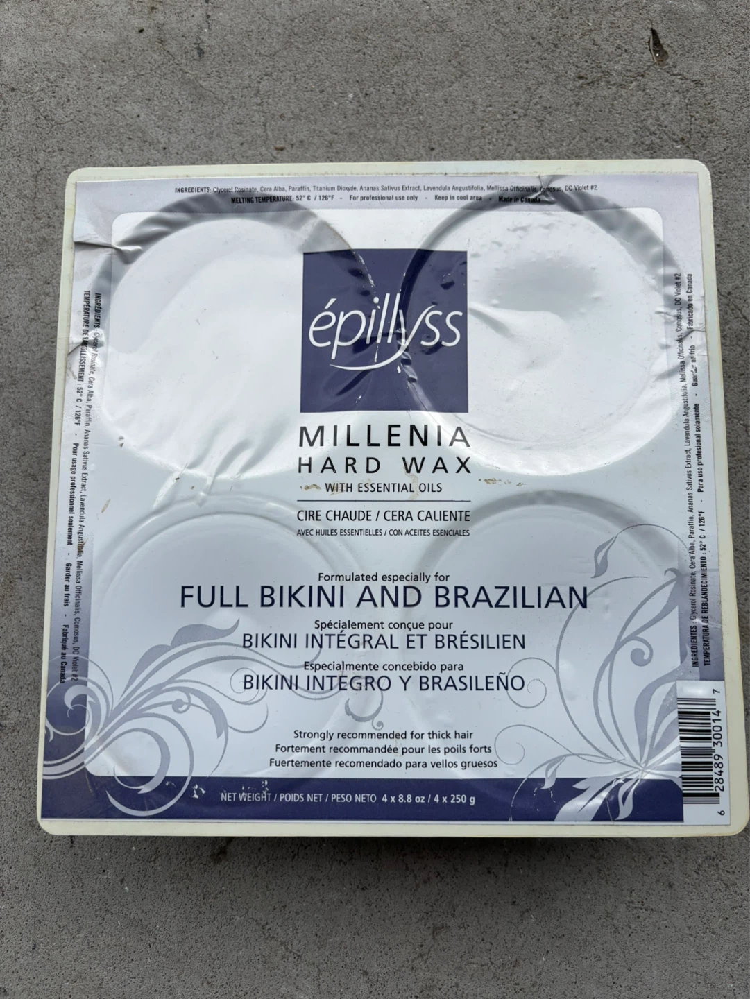 Epillyss Millenia Hard Wax for Full Bikini & Brazilian