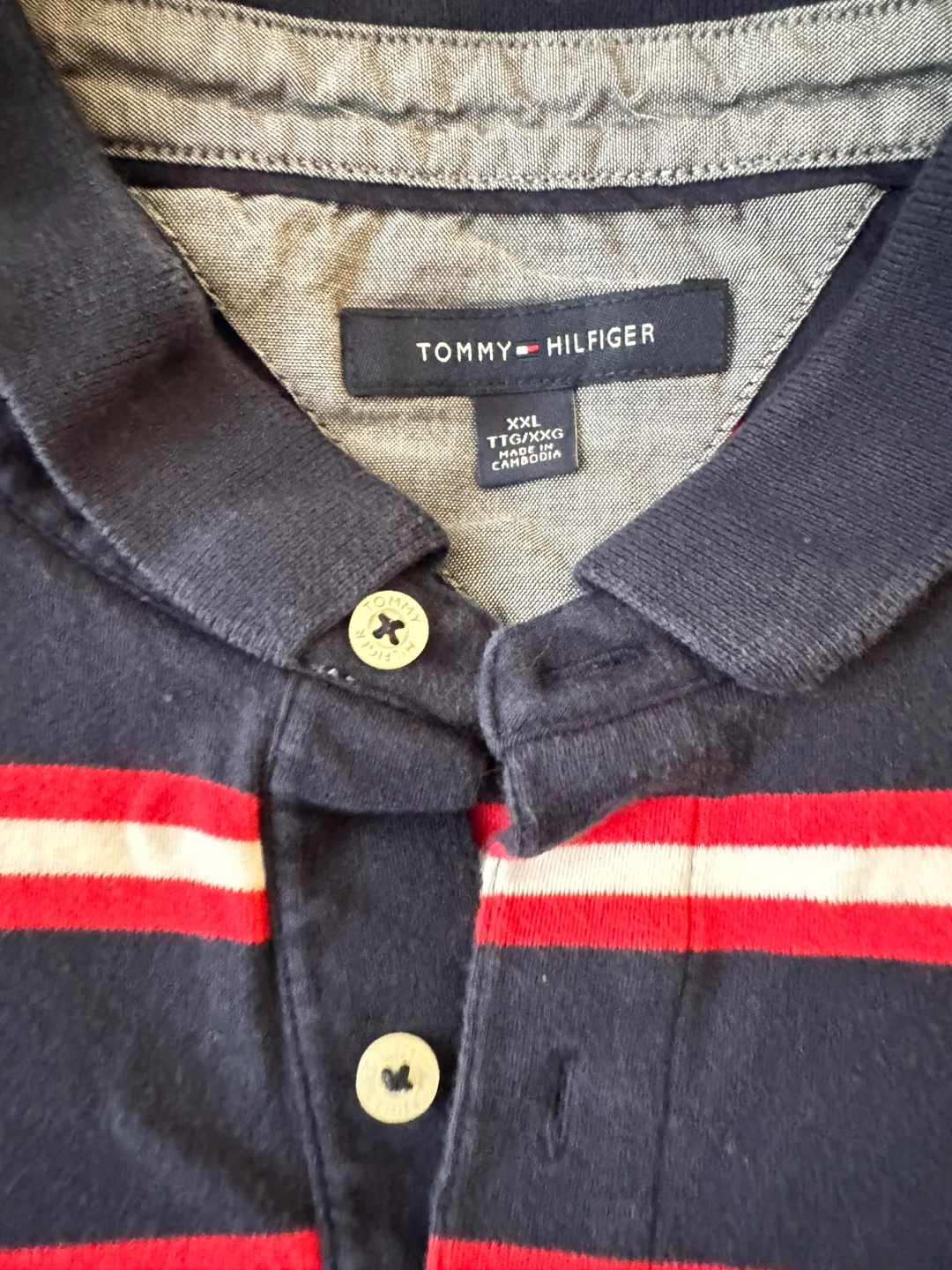 Tommy Hilfiger Men's Striped Polo Shirt - XXL - photo 2